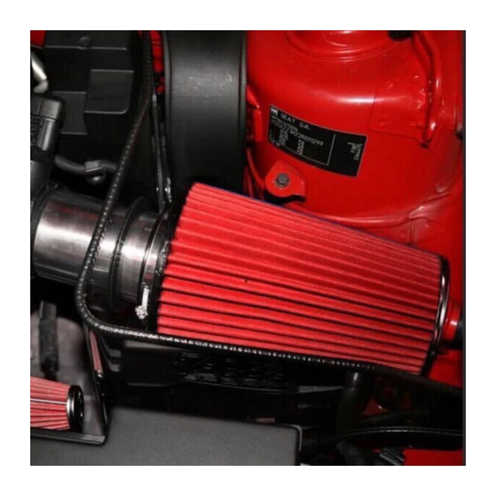 Haogui 3 Zoll 76 mm Kalt-/Ansaug-Clamp-On-Sportfilter