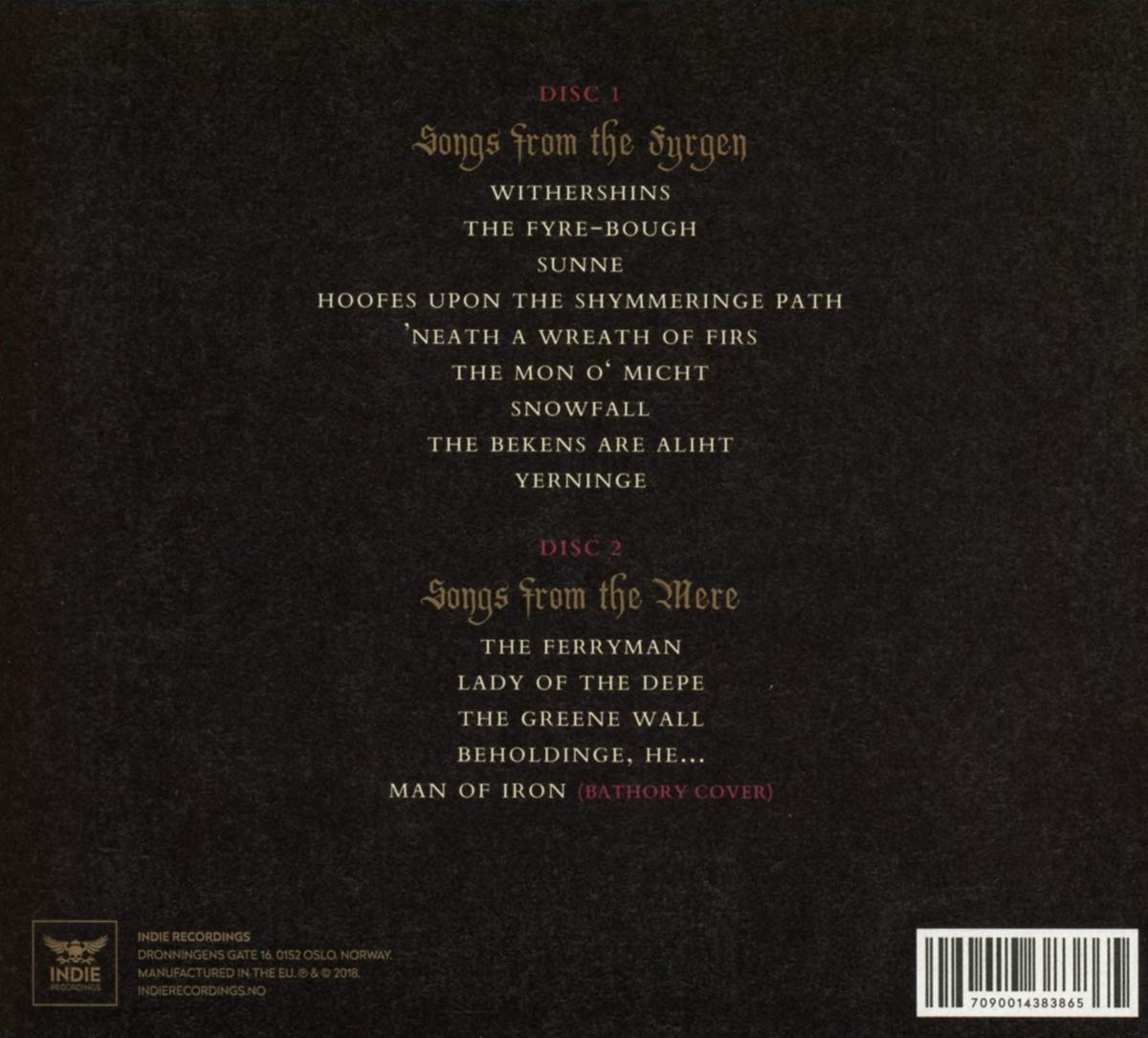 Songs from the fyrgen