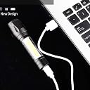 MS Unique Pocket Size Mini Aluminum LED Flashlight Small Portable Lamp Pocket Torch for Camping, Fishing (Black, Multicolour) gallery image