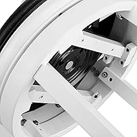 Vista 21 de Ball & Cast Taburetes giratorios tapizados para mostrador de cocina, taburetes de bar de 24 pulgadas de altura del asiento, silla de taburete