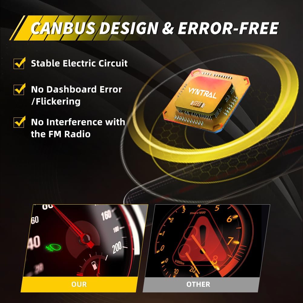 Rear Bumper Reflector Compatible with Toyo-ta Highlander 2011 2012 2013, [DOT Certified] [2 in 1 Design] with Brake Light & Running Light, Red LED Rear Reflector, 2 PCS, Smoked Lens