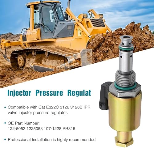 Miniatura 2 de Saitedudu 122-5053 Válvula solenoide de bomba de aceite compatible con CAT E322C 3126 3126B Regulador de inyector de válvula IPR reemplaza 1225053