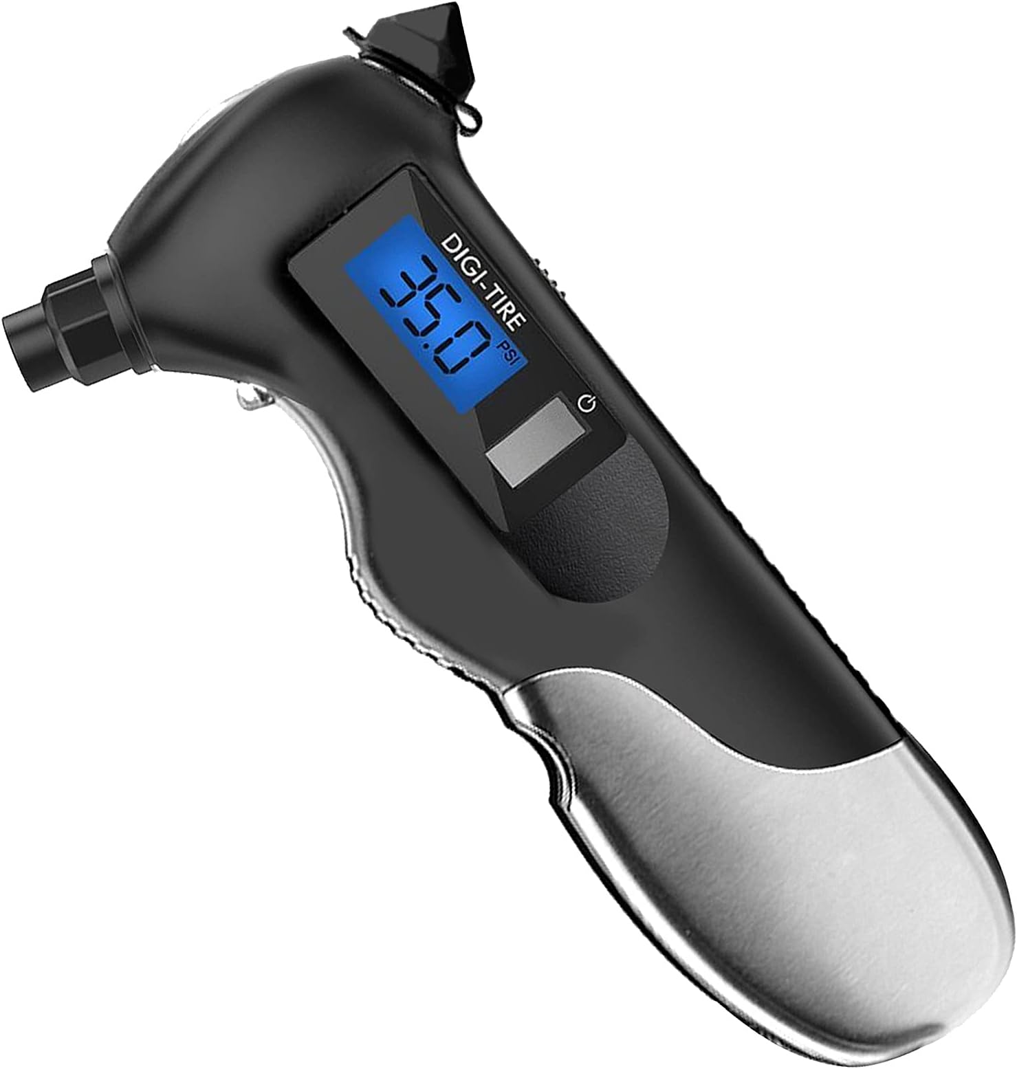 Digital Tire Pressure Gauge 9-in-1, Tire Gage 150PSI 4 Settings for Car Truck with Multi-Functional Rescue Tools, Digital Tire Gauge for Bike