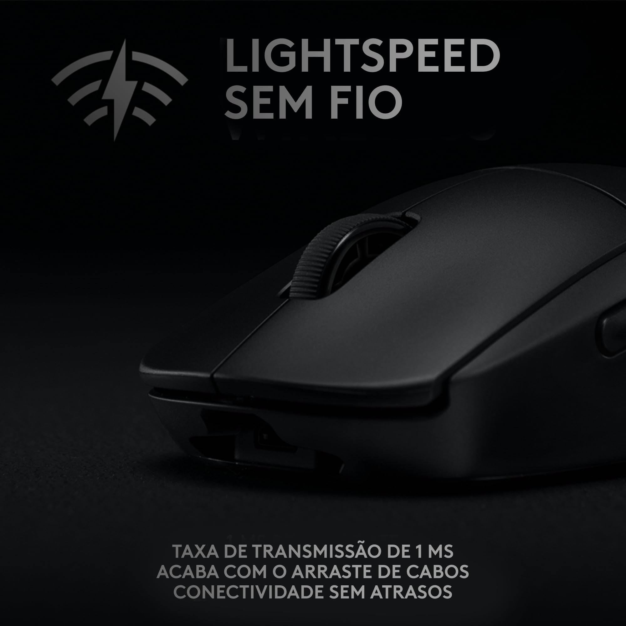Mouse Gamer Sem Fio Logitech G PRO Wireless com Tecnologia