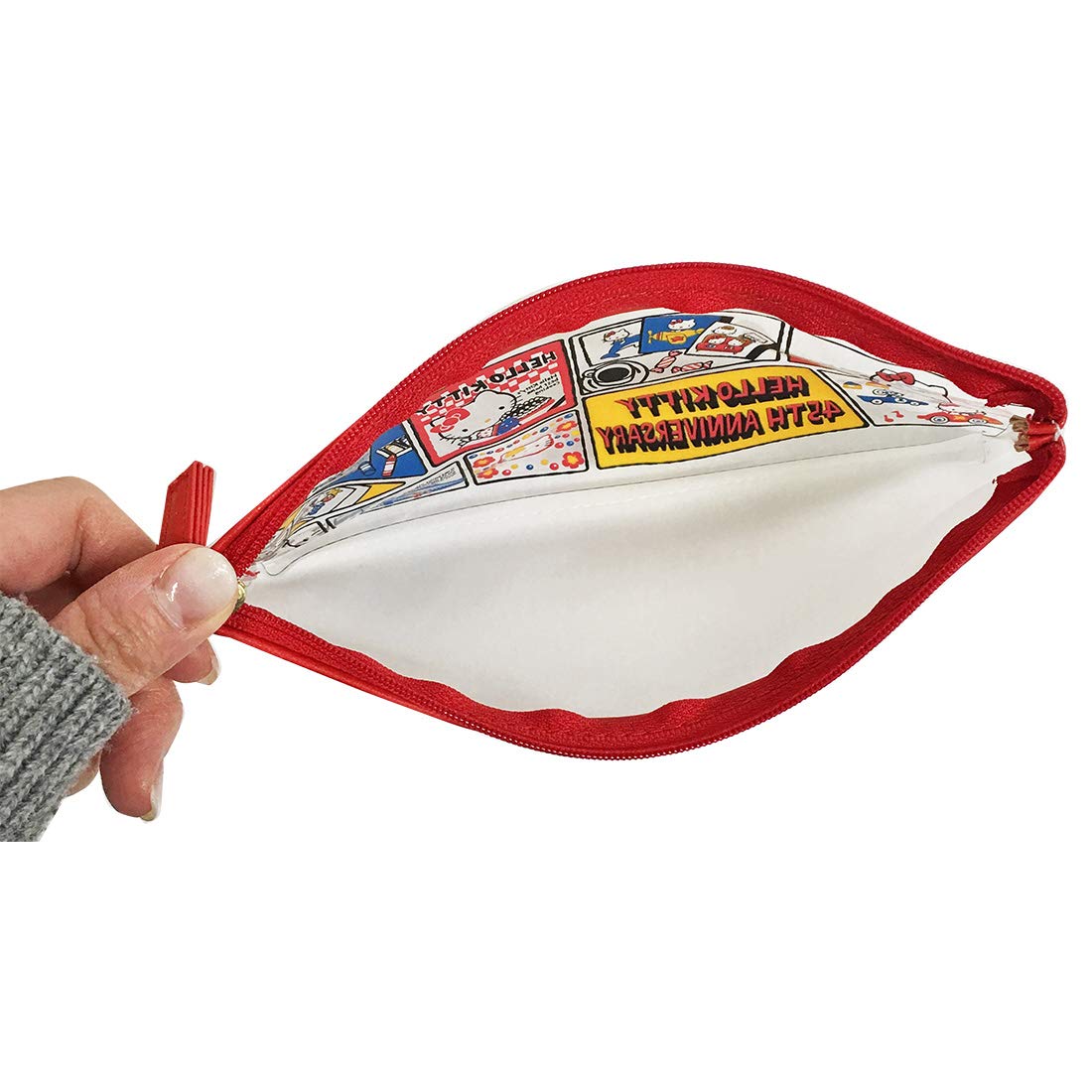 おまけ付き ハローキティ 45th 限定ブローチ 40th スリムポーチ セット おまけ付き ハローキティ 45th 限定ブローチ 40th スリムポーチ セット