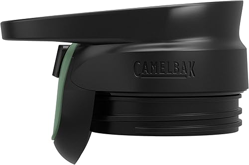 Miniatura 130 de CamelBak Forge Flow - Taza de viaje aislada de acero inoxidable, color negro, 16 onzas