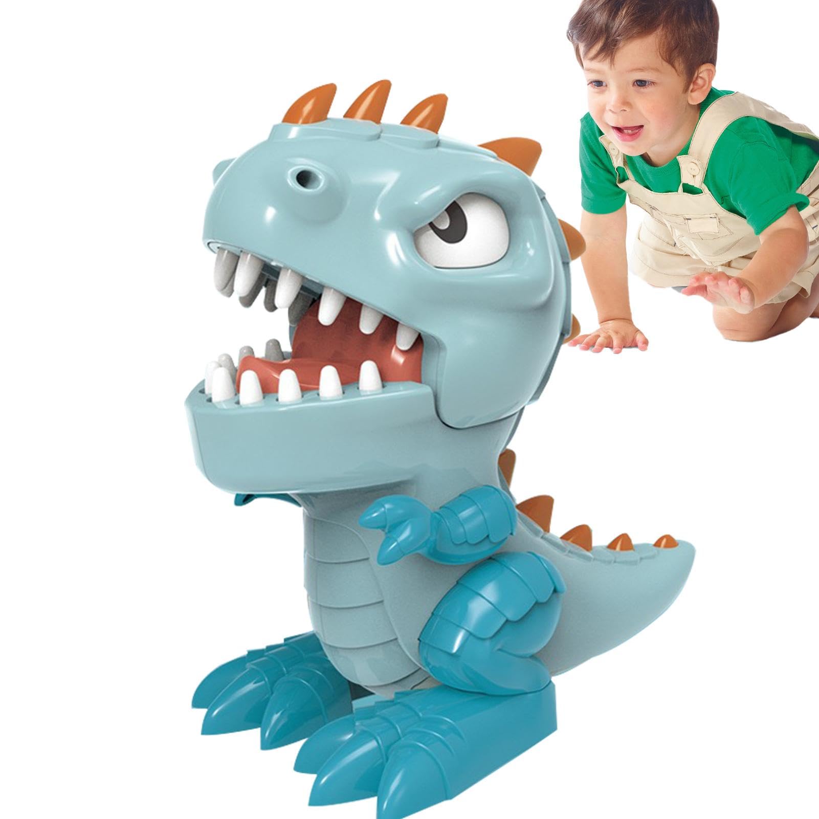 lyanny Juego de morder el dedo de dinosaurio,Juegos de dientes de dinosaurio | Dentista de dibujos animados que muerde los dedos, juego de mesa, juego complicado - Lindos juguetes divertidos, juego de