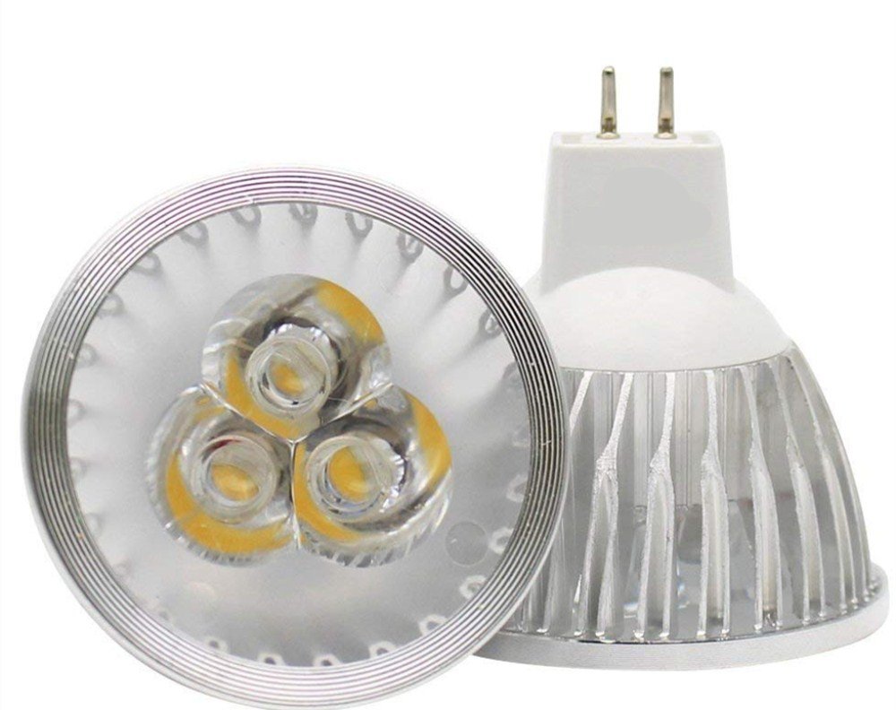 JKLcom MR16 żarówki LED MR16 3W LED ciepłe białe żarówki GU5.3 MR16 żarówki LED 12 V 3 W LED reflektory punktowe do wbudowania w krajobraz, odpowiednik halogenowy 20 W, 10 sztuk