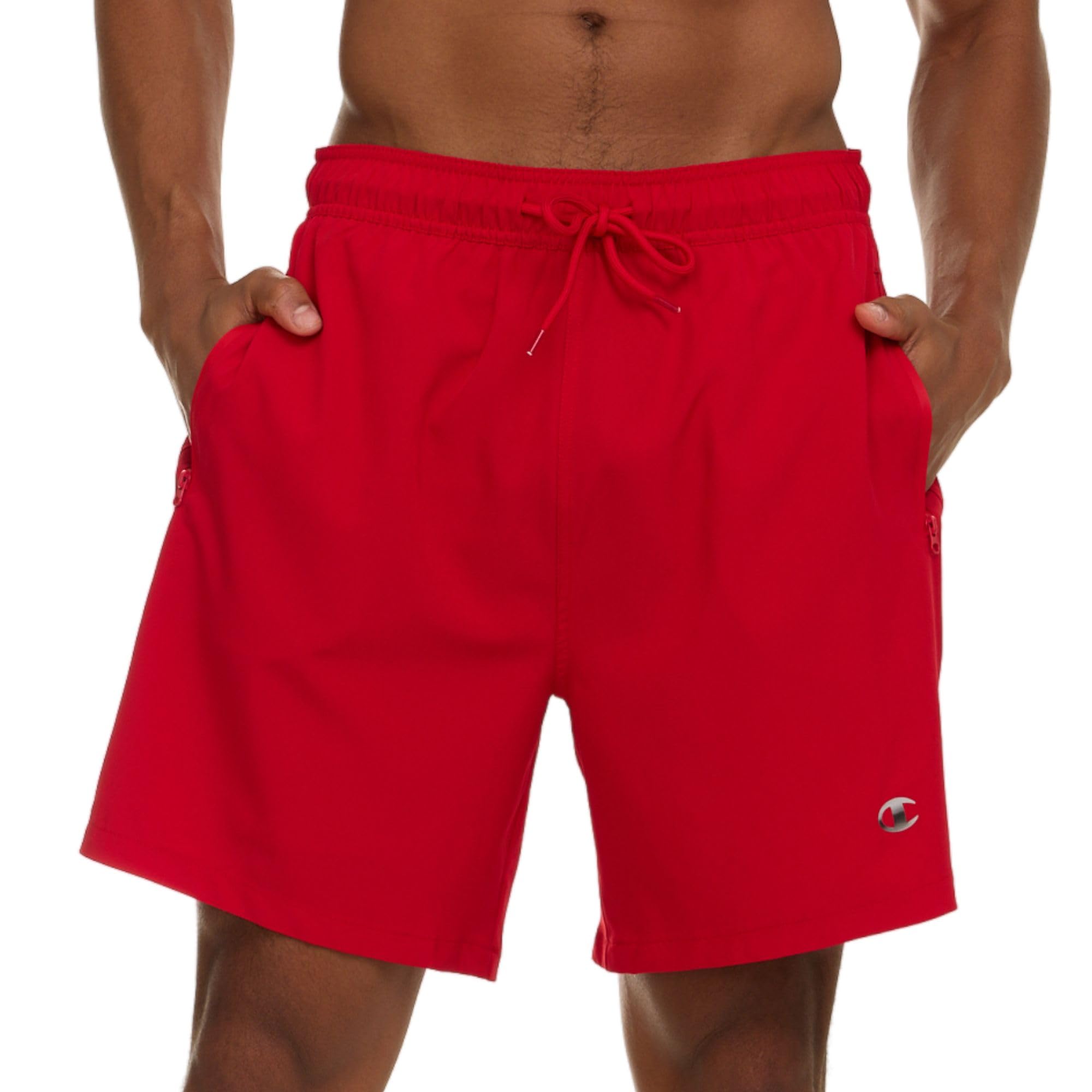 Champion Maillot de bain pour homme avec doublure de compression, short de bain 2 en 1, entrejambe de 17,8 cm pour la natation