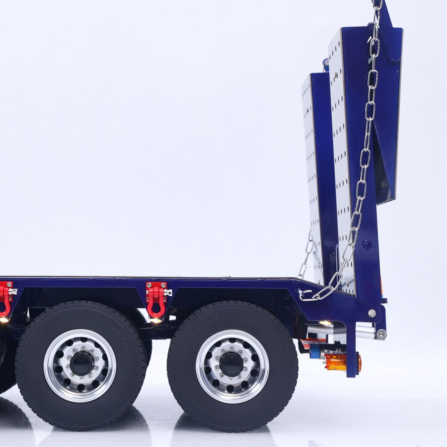 Toucan RC Hobby 1/14 Metall Anhänger 3 Achsen 2 Abschnitt Elektro Heckbrett für RC Traktor LKW Auto