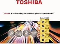 Vista 5 de Toshiba Batería CR1216 3V Litio Moneda Celda (15 Baterías)