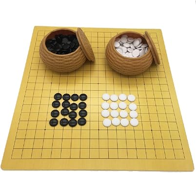 Funnygoo Go Chess Board Game Set With Plastic Stones In Imitation Straw Cans Leather Go Board 18 9 X 19 3 Inches Amazon Co Uk Toys Games Funnygoo Go Chess Board Game Set With Plastic Stones In Imitation Straw Cans Leather Go Board 18 9 X 19 3 Inches Amazon Co Uk Toys Games