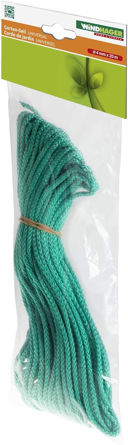Windhager 06102 Braided Garden Rope, Mooring Line, Outdoor Rope, Universal Rope, All-Purpose Rope, Knitted, Lead - Image 4