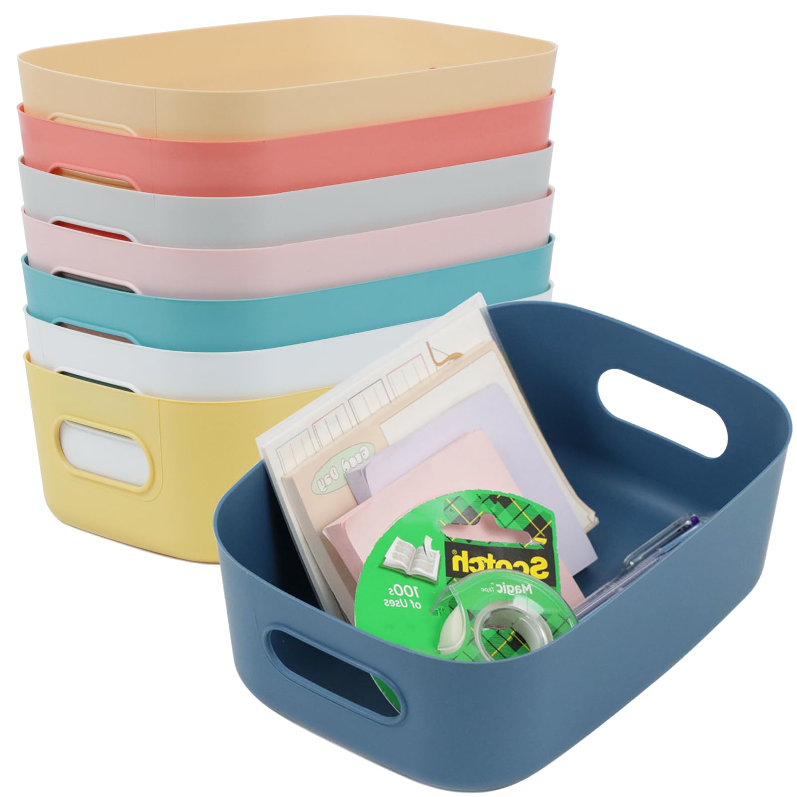Photo 1 of ***mssing 3***ZEXALOR 8 Pack Small Drawer Organizer Bins