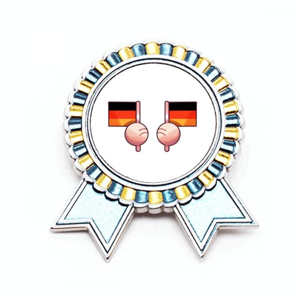 Broche drapeau de l'Allemagne fixation solide métal taille M