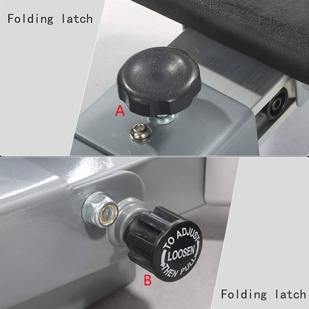 Frecuencia de Remo Plegable de la máquina de Remo, máquina de Ejercicio Plegable de la máquina de Fila magnética, Monitor LCD, 16 Niveles de Resistencia Ajustable