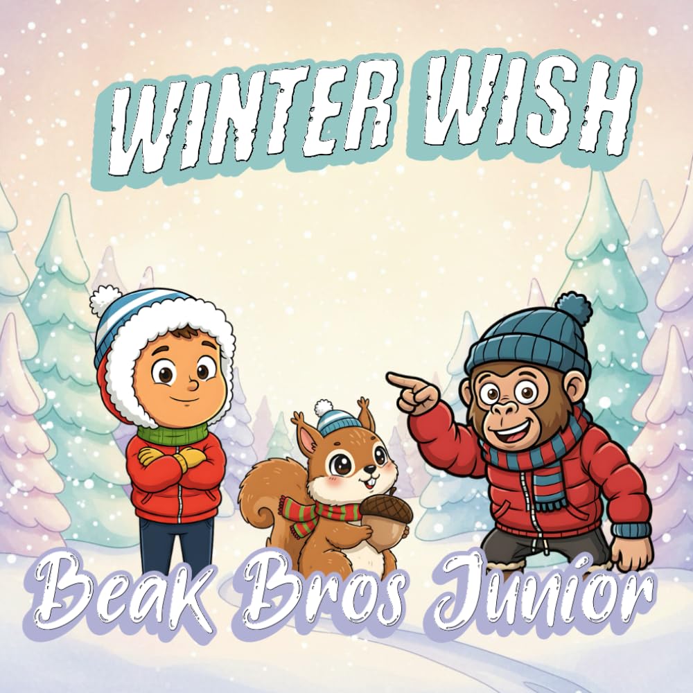 Winter Wish: A Cozy Winter Adventure for Kids Ages 3–7 with Beak Junior, Phil Junior and a Brave Little Squirrel Helping Them Find a Magical Snowy ... Picture Book (Beak Bros Junior Adventures)