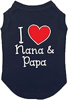 Vista 19 de I Love My Nana - Camisa con diseño de corazón para perro (azul rey, talla 3XL)