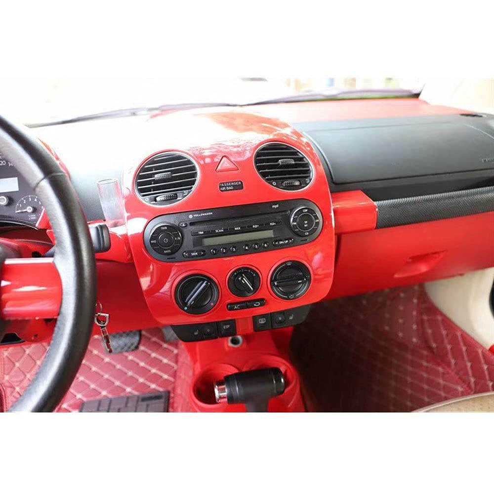 Cornice Decoro Per Plancia Auto – Per VW Passat B5 2001-2005, ABS Nero Per Radio E Uscita Aria