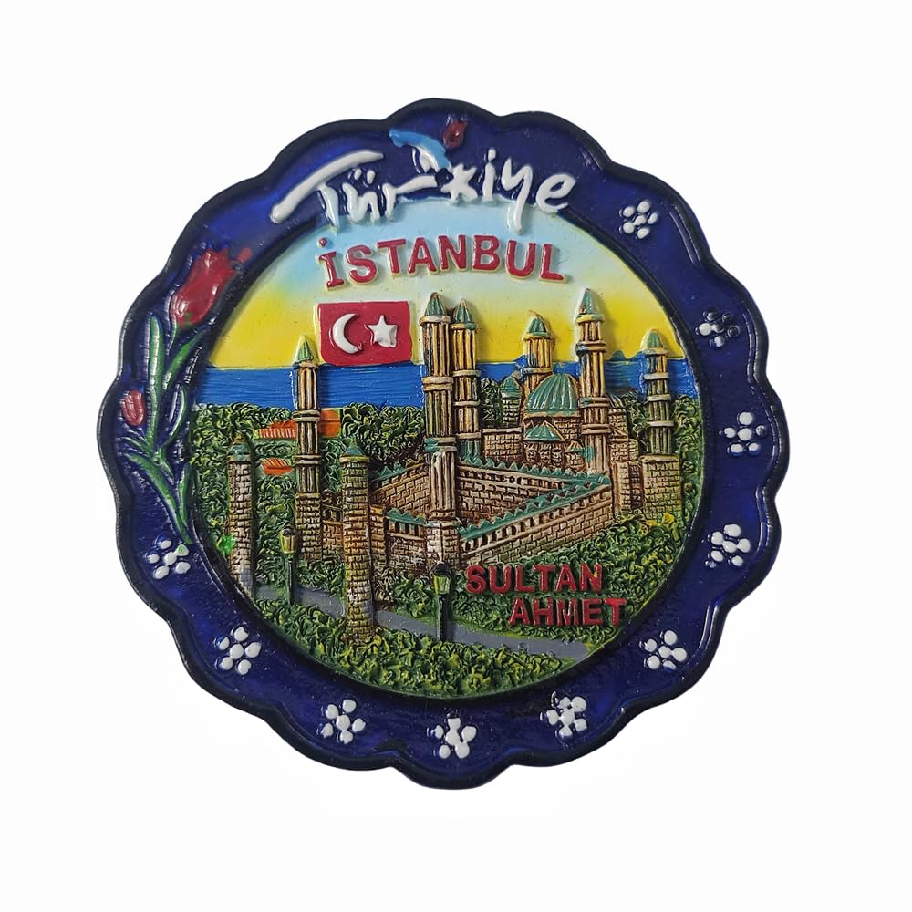 3D Istanbul Turkije Koelkast Magneet Reizen Souvenir Koelkast Decoratie Magnetische Sticker Handgeschilderde Craft