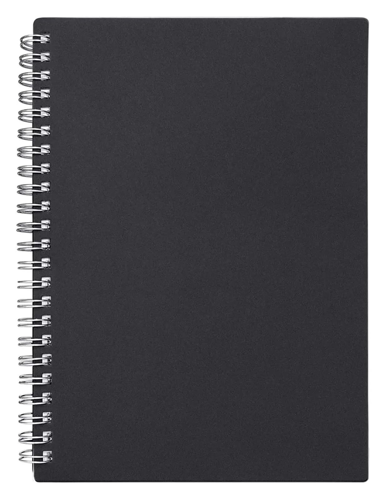 Notizbuch Kraft Softcover Notizbuch Spiralbindung Notizblöcke Tagebuch Notizbuch Planer 140 Seiten/70 Blätter Drahtgebundenes Notizbuch(Brown,A5)