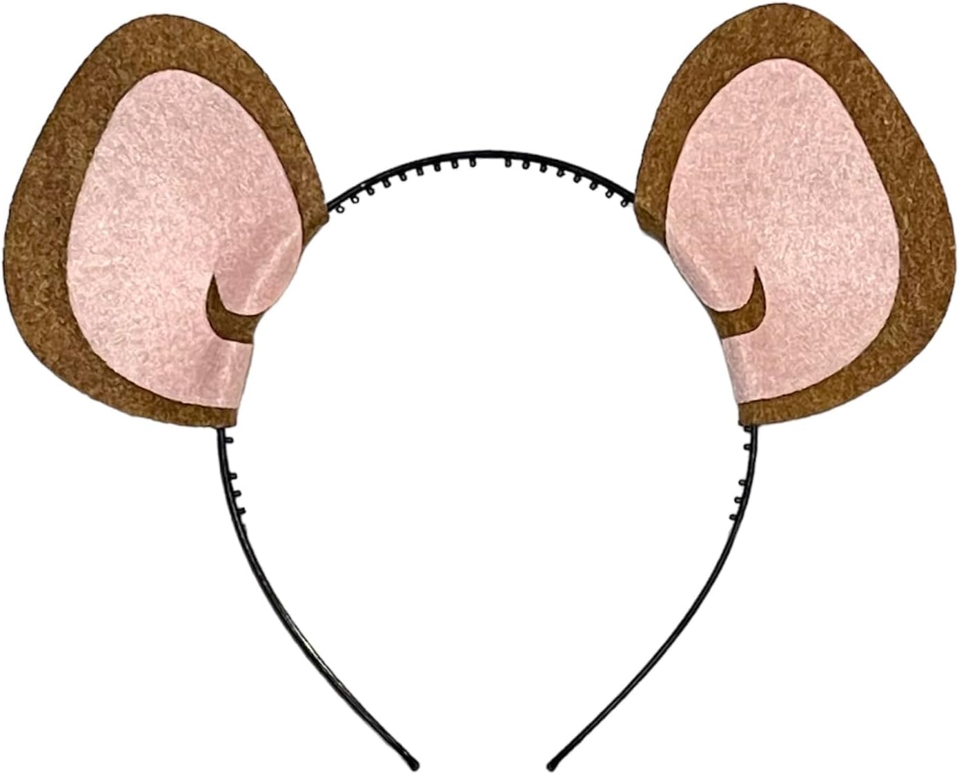 Mouse Ears Headband and Tail fits toddlers children baby adult kids Halloween Costume for Women, Men, Boys and Girls (Copper Brown Mouse and Tail) - Image 3