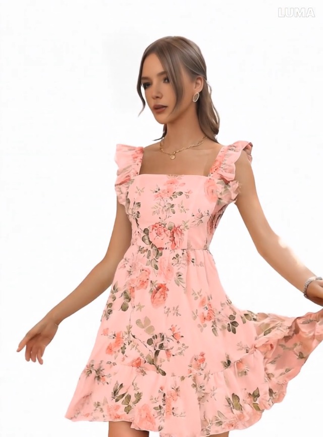 Buy Western Dress for Women Fit and Flare Square Neck Party