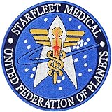 STARTREK Starfleet Medical new Design Uniform costume Iron on Patch Badge