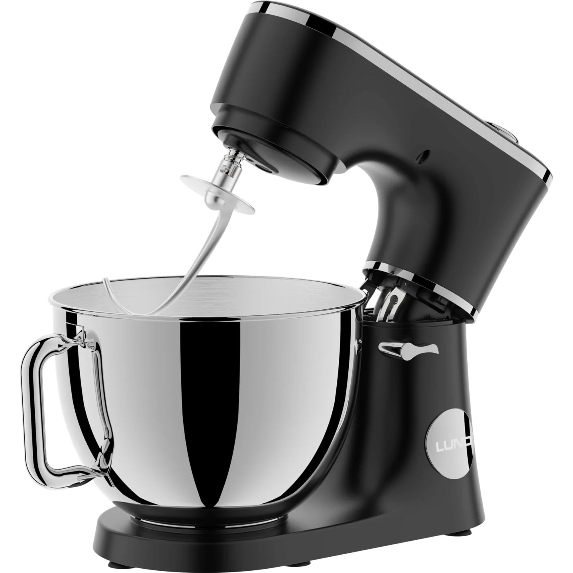 Robot kuchenny 2000 W z miską ze stali nierdzewnej 6 l, automatyczne programy, planetarny system mieszania, cyfrowy timer, maszyna do ciasta, wszechstronna, profesjonalna wydajność