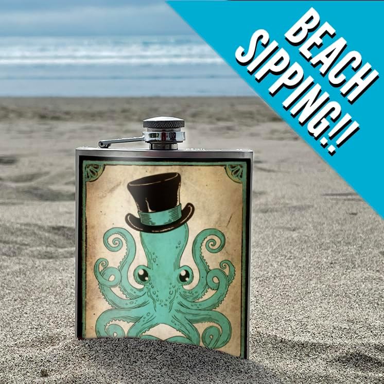 Miniatura 5 de Trixie & Milo - Divertidos frascos de acero inoxidable para hombres, regalos de aniversario perfectos para él, regalos de padrinos de boda,