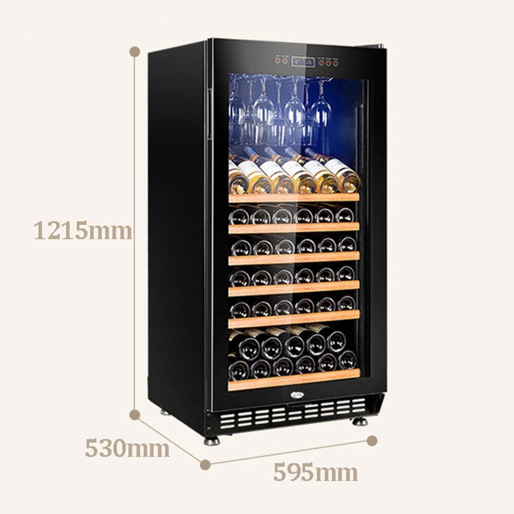 Ljlzxpbus 188l Wine Cellar Refrigerator, 5-22 °C Red/White Wine Cooler/Chiller, Touch Control/LED Digital Temperature Display/Quiet Operation Fridge on Fridge.com - View 6