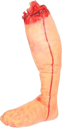 Miniatura 4 de Partes del cuerpo, accesorios de Halloween, 2 piezas de simulación de sangre artificial de pie muerto, accesorios de vampiro, broma terror