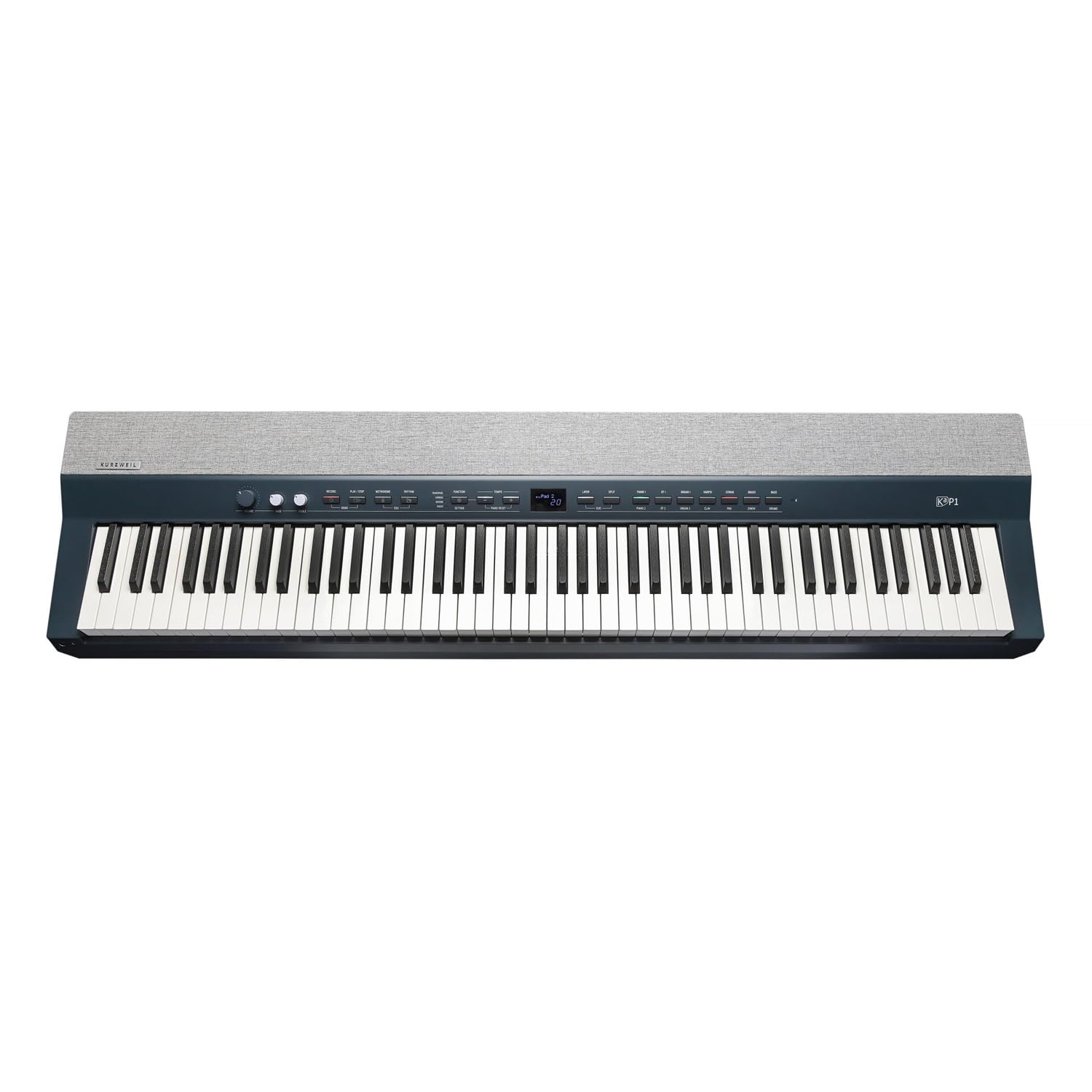 Kurzweil KAP1-KB Professionelles Stage Piano Keyboard Blau 88 Tasten mit keepdrum Kopfhörer