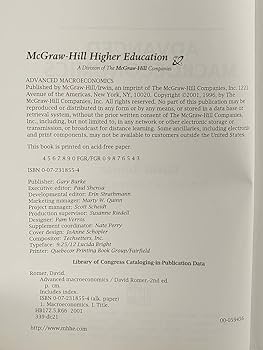 ビジネス・経済 ADVANCED MACROECONOMICS David Romer Advanced Macroeconomics (The Mcgraw-hill Series in Economics