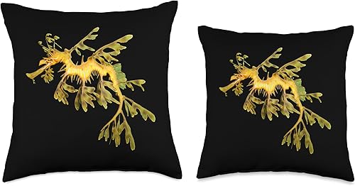 Miniatura 3 de Leafy Sea Dragon Seadragon - Camiseta de bebé (18.0 x 18.0 in), diseño de dragón marino