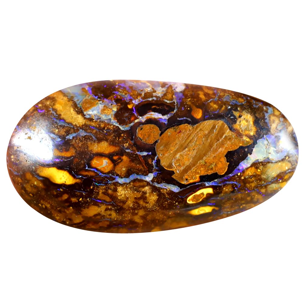 Opale rocheuse naturelle Koroit multicolore de 6.21 ct pour création joaillière