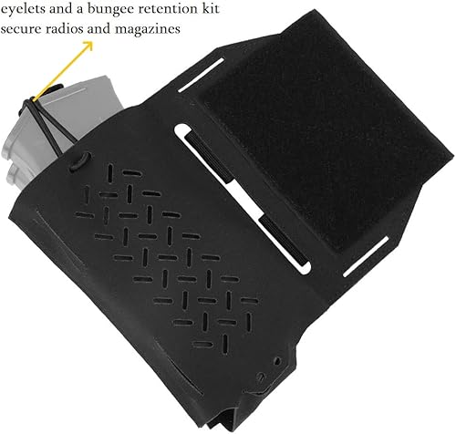 Miniatura 4 de Conjunto de bolsa de ala expansiva, soporte de radio militar 5.56 Mag bolsa chaleco de caza accesorios bolsa lateral aparejo pecho