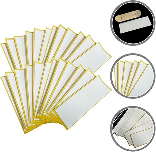 Miniatura 3 de BESPORTBLE Cinta de agarre para diapasón de espuma, cinta de espuma para patineta de dedos, cinta antideslizante para patinetas de juguete, 24 uds