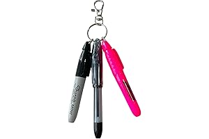 Nurse Pen and Badge Clip Combo: Mini Pen, Sharpie, and PINK Highlighter