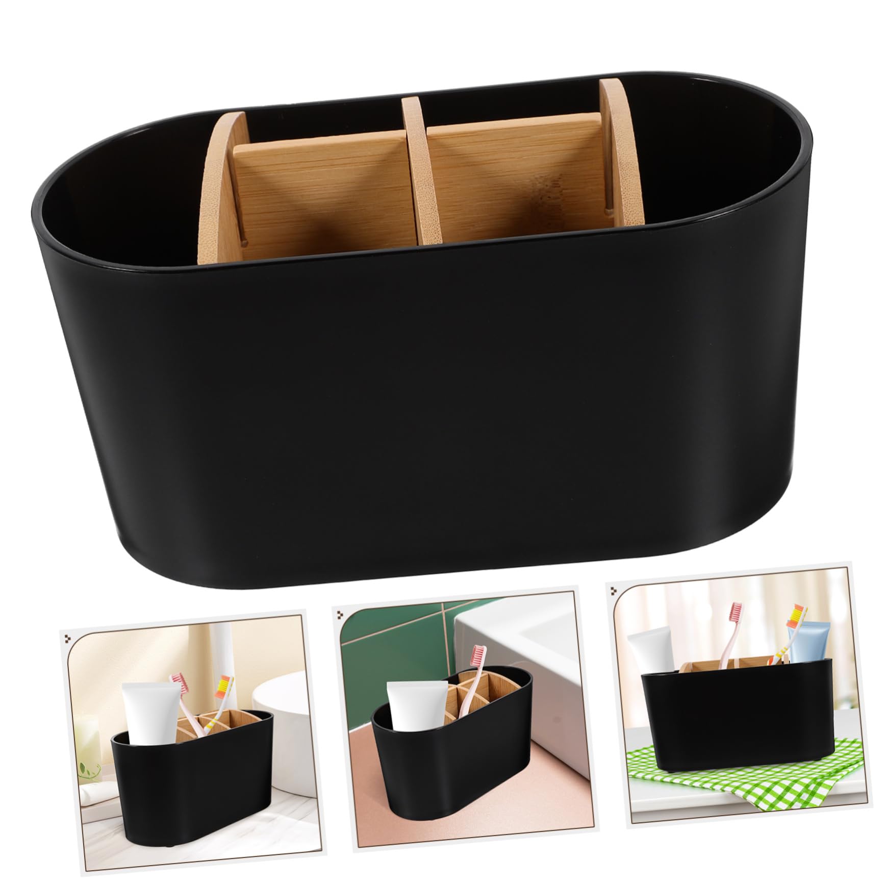Happyyami 2 Soportes para Cepillos De para Adultos Soporte para Cepillos De Soporte para Pasta De Soporte para Cepillos De con Forma De Diente Soporte