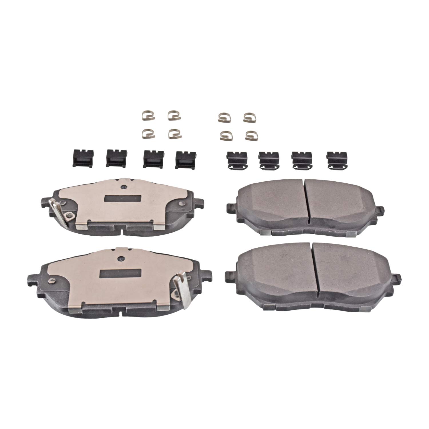febi bilstein 116400 Brake Pad Set with fastening material, 1 unit