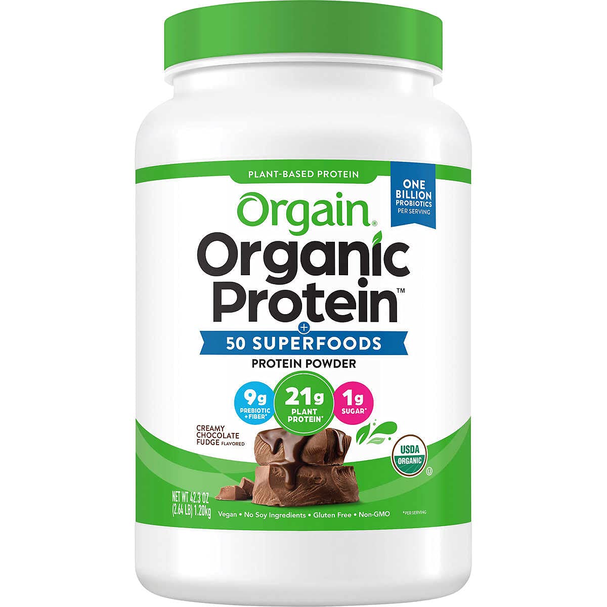 Orgain Organic Plant Based Protein Powder, Creamy Chocolate Fudge, 2.74 Pound, Packaging May Vary - Review, Price and Buying Guide