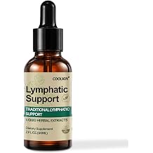 Lymphatic Drainage Drops 1200mg, Herbal Blend with Elderberry Echinacea Dandelion - Supports Lymphatic System Drainage, Immune Health & Body Detox, Natural Lymphatic Drainage Supplement, 2 Fl Oz