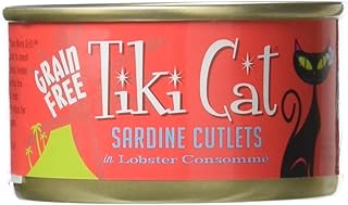 Tiki Cat & Tiki Dog 12/2.8 Oz Cat Grill Sardine Lobster-Bora Bora Cat Food, One Size