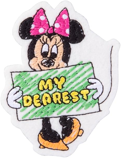 Amazon ディズニーキャラクター ペイント風ワッペン大 Disney ミニー My Dearest 大 D01y0362 ワッペン アップリケ 通販 Amazon ディズニーキャラクター ペイント風ワッペン大 Disney ミニー My Dearest 大 D01y0362 ワッペン アップリケ 通販