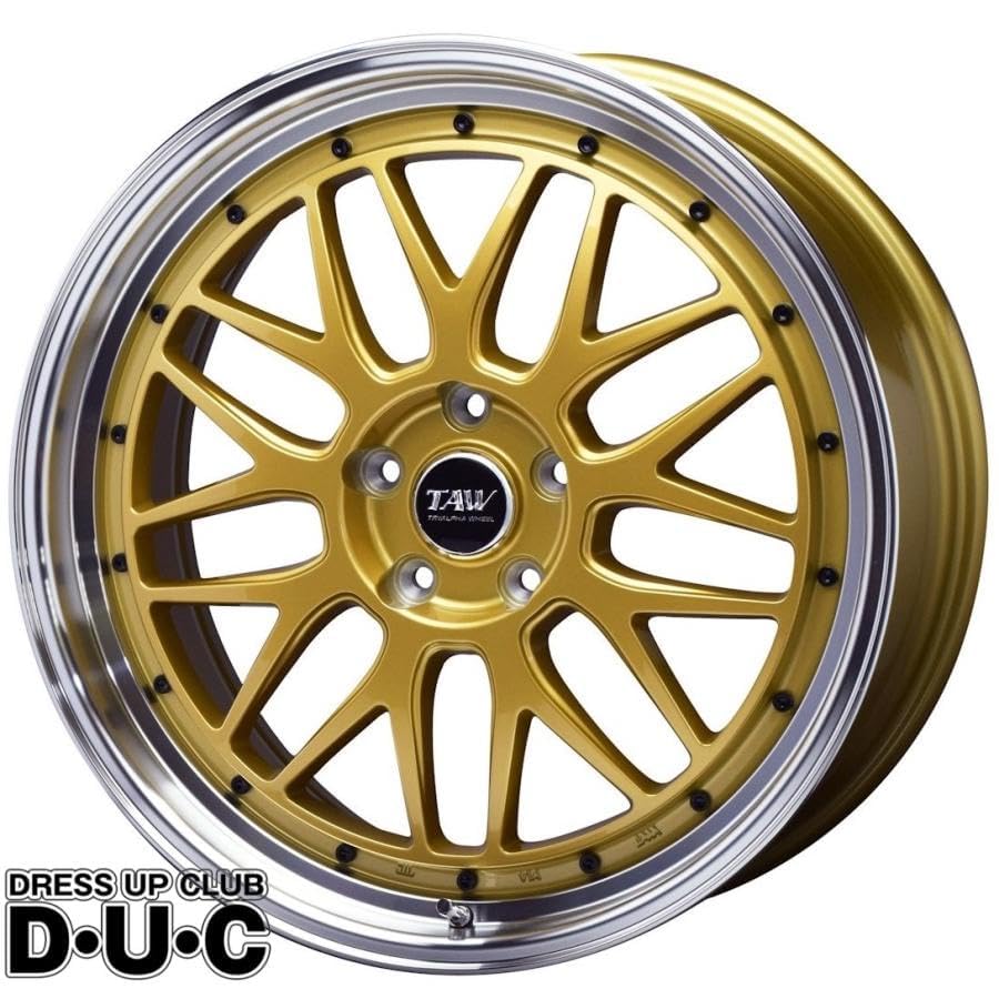 Amazon | 20インチアルミホイールタイヤセット Leowing FM9 ゴールド