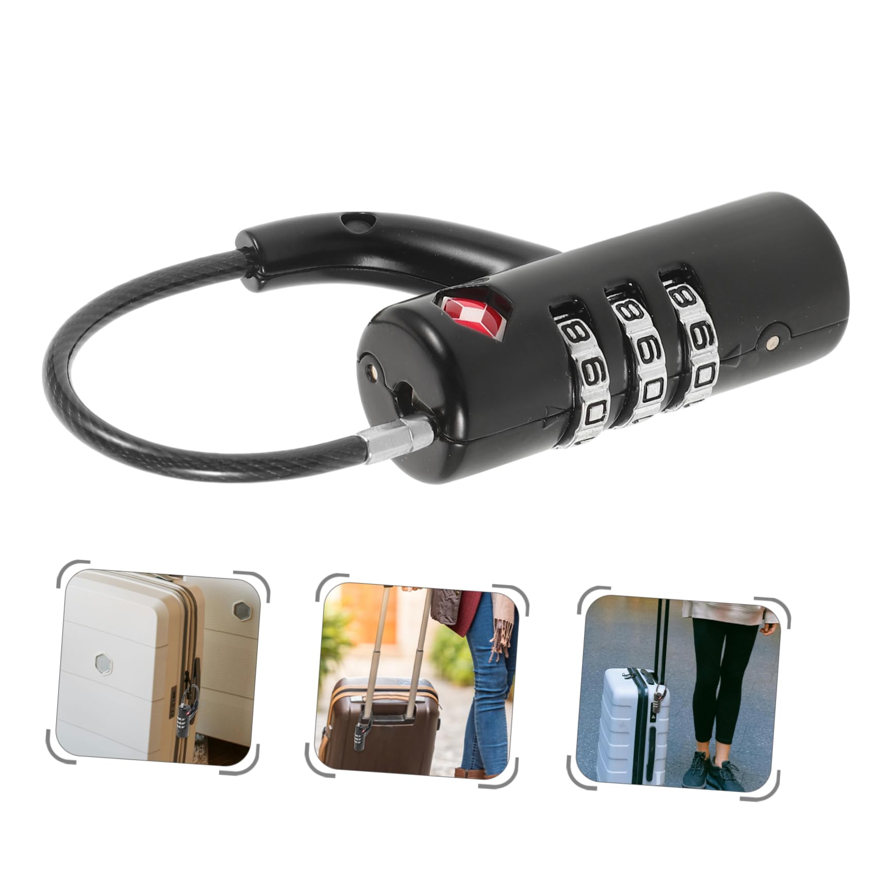 4pièces Cadenas à Combinaison Tsa Pour Bagages Verrou De Casier De Gym Portable Serrure De Voyage Sécurisée Pour Valises Et Sacs