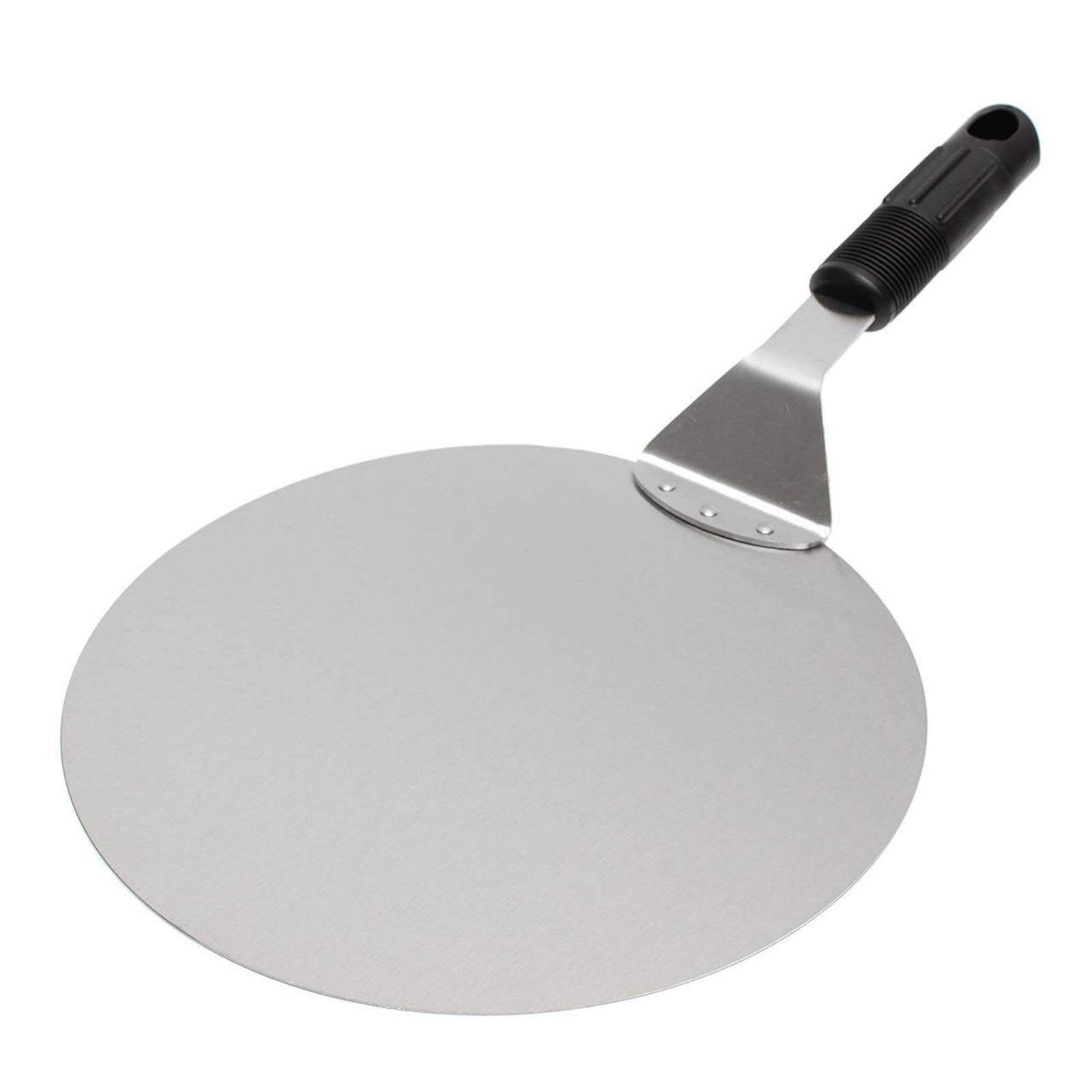 Wiosło do pizzy 25 cm Łopatka do pizzy ze stali nierdzewnej Łopata do pizzy Turner Podnośnik do ciasta Taca Pan Strona główna Pieczenie w kuchni Narzędzia do pieczenia ciasta Akcesoria (Kolor: Czarny)