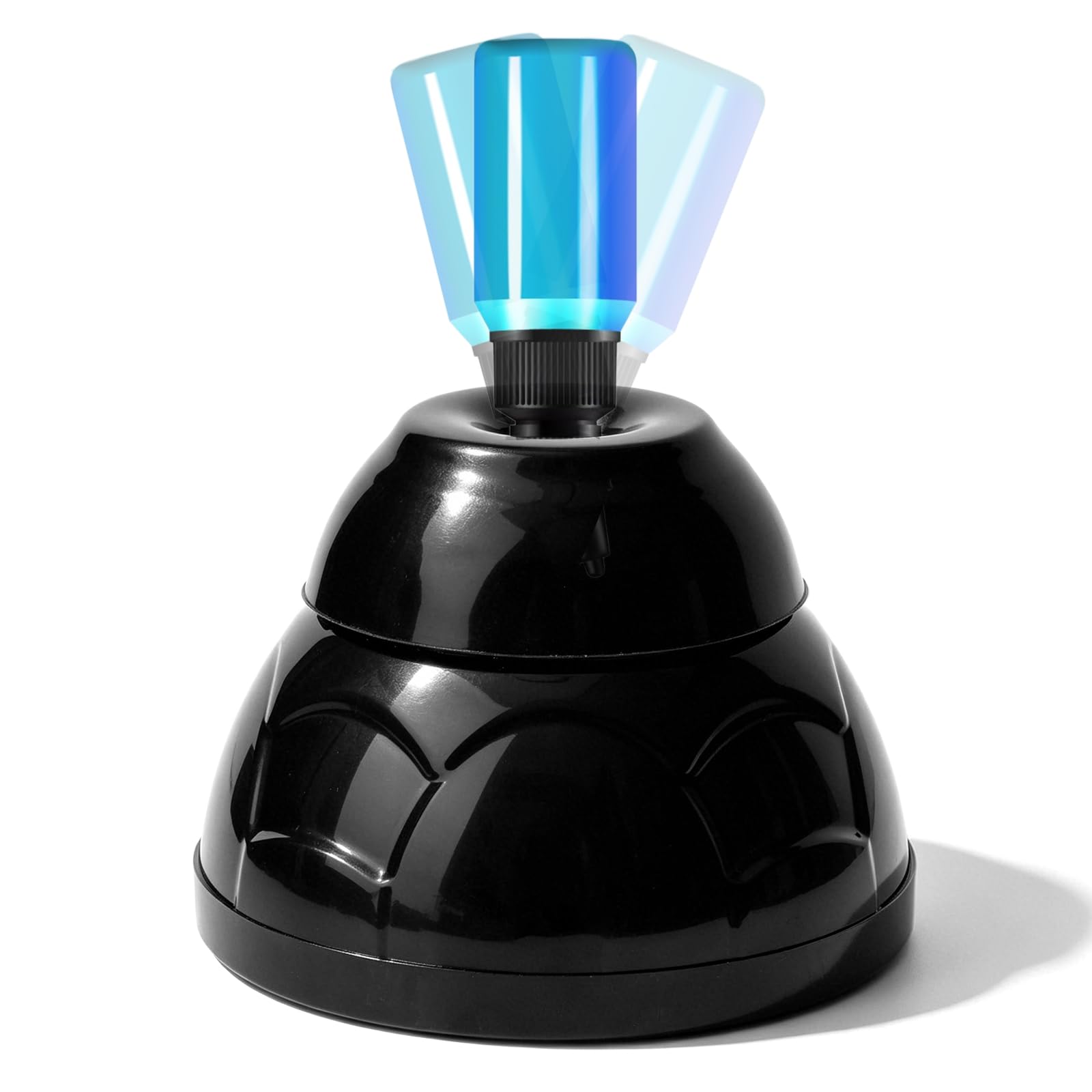 Vortex Mixer Mini 5200 U/min, Lab Vortex Mischer, Elektrischer Mischer Paint Shaker mit Touch-Funktion, für Paint Shaker, Nagellack, Wimpern Gel, Tattoo Tinte(Schwarz)