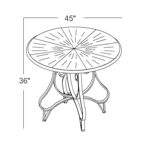 Miniatura 3 de Sunset Trading Vail Mesa de comedor Espresso con tapa de roble medio rústico envejecido